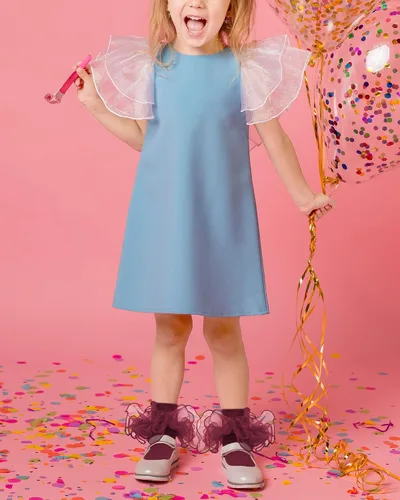 Miniatura 7 de Witwot Calcetines para niña pequeña con volantes grandes de encaje con volantes