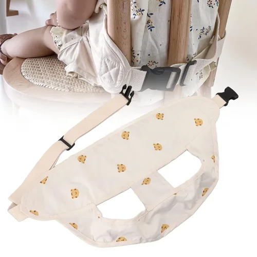 Miniatura 2 de VBESTLIFE Arnés de seguridad, correa para silla alta para bebé, suave, cómoda, portátil, universal, cinturón de seguridad para hogar al aire libre