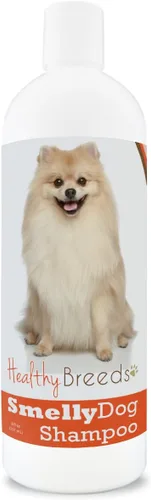 Healthy Breeds Pomeranian - Champú de bicarbonato de sodio para perros malolientes, 8 onzas