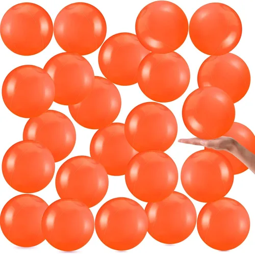 Miniatura 14 de Yinder 24 piezas de bola de playa inflable de 6 pulgadas, bola flotante de piscina bajo el mar, decoraciones de fiesta, burbuja, océano, juguetes