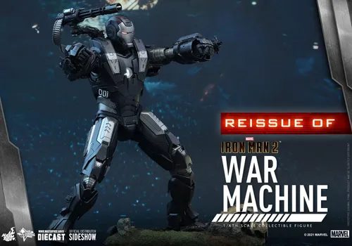 Miniatura 5 de Hot Toys Máquina de guerra 1:6 - Iron Man 2, Plata