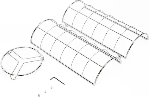 Miniatura 9 de NearMoon soporte organizador de papel higiénico, soporte independiente para 3 rollos de almacenamiento de tisú, accesorio de baño de metal, soporte