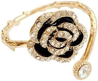 Miniatura 3 de Pulseras de oro para mujer, pulseras de camelia, regalos para mujeres y niñas, perlas, camelia, número 5