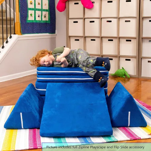 Miniatura 4 de Jaxx Zipline Playscape - Accesorio abatible, color cereza
