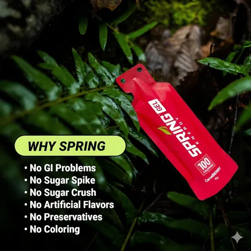 Miniatura 5 de Spring Energy - Canaberry - Gel de batido de fresa (vegano) 100 Kcal - Paquete de 20