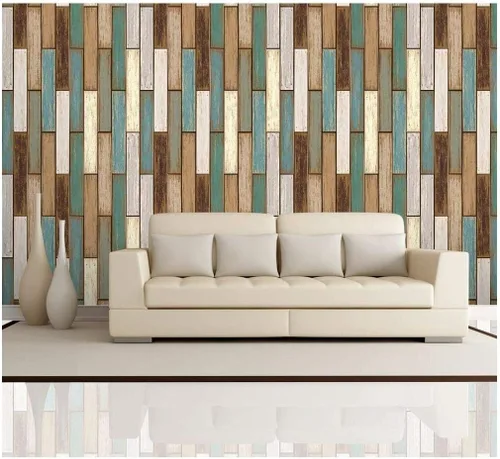 Miniatura 34 de wall26 - Paneles horizontales con patrón de ladrillo gris suave - Mural de pared, papel tapiz extraíble, decoración del hogar - 66x96 pulgadas