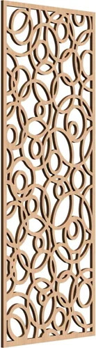 Miniatura 112 de Latrobe Paneles de pared decorativos de madera con calado, 9 3/8 pulgadas de ancho x 24 3/8 pulgadas de alto x 3/8 de alto, roble rojo rojo (Red Oak)