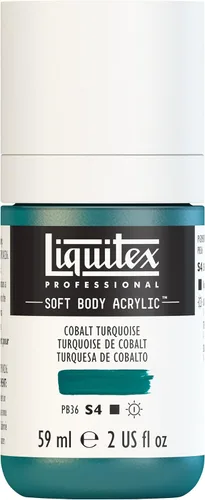 Miniatura 85 de Liquitex Professional Soft Body - Pintura acrílica, botella de 2 onzas (59 ml), blanco titanio Titanio Blanco