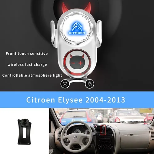 Miniatura 2 de Soporte para teléfono móvil de automóvil, adecuado para Citroen Elysee 2004-2013, accesorios de coche de alta gama, aspecto exquisito, de moda