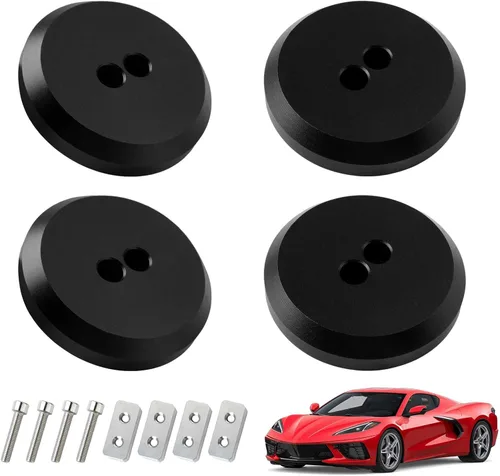 Miniatura 2 de PACEWALKER Corvette Jack Pucks Billet Adaptador de aluminio CNC para 1997-2023 Corvette C5 C6 C7 C8 Z06 Compatible con Porsche 964 993 996 997 911