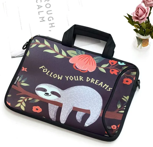 Miniatura 6 de RICHEN - Bolso cruzado con asa para laptops, iPads, libros electrónicos y tabletas infantiles, con bolsillo Disco