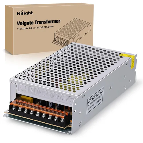 Miniatura 15 de Nilight AC 110V/220V a DC 12V Convertidor de Voltaje 10A 120W Fuente de Alimentación Conmutada Adaptador Transformador Salida de Bajo Voltaje Driver