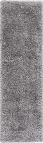 Miniatura 3 de SAFAVIEH Luxe Shag Collection - Alfombra de pasillo, 2 pies 3 pulgadas x 6 pies, color gris, glamour hecho a mano, 3.2 pulgadas de grosor, ideal