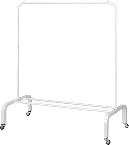 Miniatura 13 de JIUYOTREE Perchero de ropa estándar con estantes de almacenamiento, organizador de ropa para colgar ropa, abrigo, chaqueta, camisa, suéter, jeans
