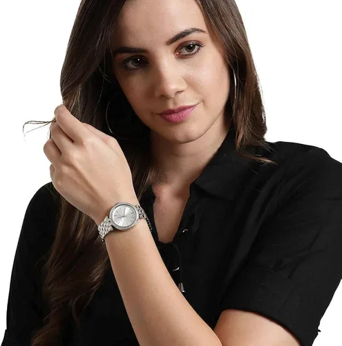 Miniatura 9 de Michael Kors Darci Reloj de tres manecillas con detalles brillantes 1299in