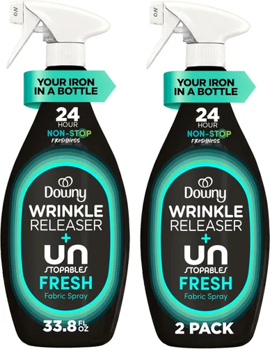 Espray Downy para sacar las arrugas, todo en uno, eliminador de olores, removedor de estática, refrescador de telas y ayuda para planchar para la