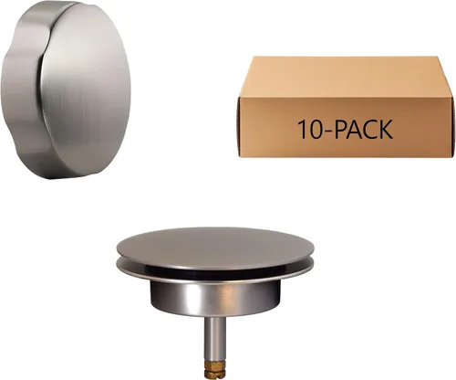 Miniatura 28 de Westbrass D50TE-12A - Moldura de repuesto estándar de 1-1/2 pulgadas para ensamblajes de desagüe de baño de accionamiento por cable, bronce antiguo