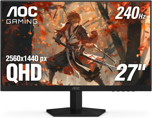 Miniatura 2 de AOC Q27G3XMN - Monitor para juegos QHD de 27", 2560x1440, Mini LED, 180Hz 1ms GtG, HDR 1000, sRGB 137.5%, HDMI 2.0 x 1, DisplayPort 1.4 x1