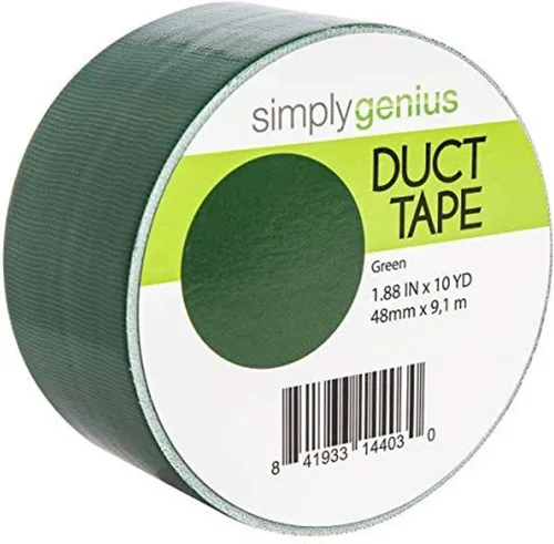 Miniatura 10 de Simply Genius Cinta adhesiva para proyectos de arte y manualidades, 1 paquete, 1.8 pulgadas x 10 yardas, marrón claro, cinta