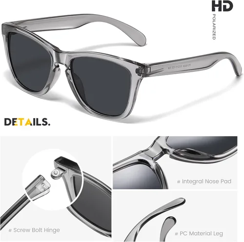 Miniatura 3 de Gafas de sol polarizadas para hombre y mujer, lentes de espejo retro para conducir, pescar, protección UV400