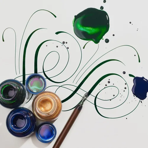 Miniatura 2 de Winsor & Newton Botella de tinta para caligrafía Negro