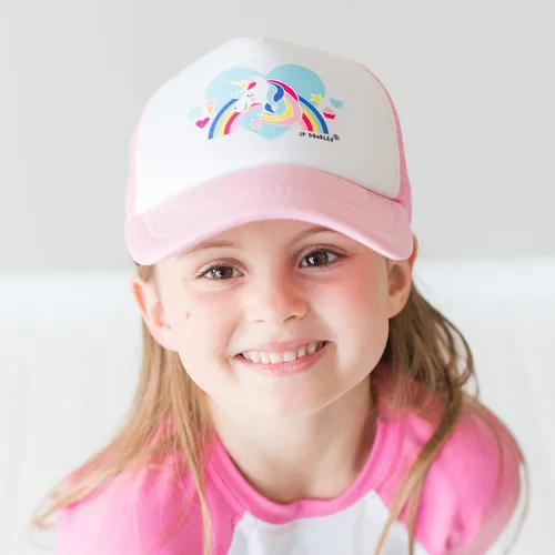Miniatura 4 de JP DOoDLES Gorra de béisbol para niños pequeños, sombreros de bebé, sombrero de camionero para bebé, sombreros de snapback para niños pequeños