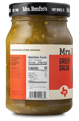 Miniatura 2 de Mrs. Renfro’s Green Salsa – Gluten Free (16-oz. jars, 2-pack)