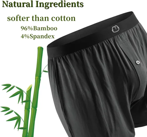 Miniatura 3 de Boxers cortos para hombre, paquete de 3 bóxers para hombre, ropa interior suave, cómoda y transpirable