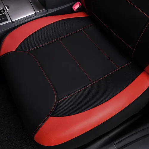 Miniatura 5 de Fundas para asientos de coche Flying Banner, protectoras, impermeables, de cuero sintético con fibra de carbono para asientos delanteros y traseros