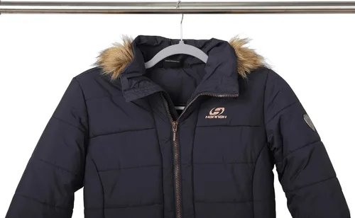 Miniatura 3 de Finnhomy Paquete de 50 perchas de plástico resistentes, perchas para ropa con almohadillas antideslizantes de nueva generación, organizador fácil