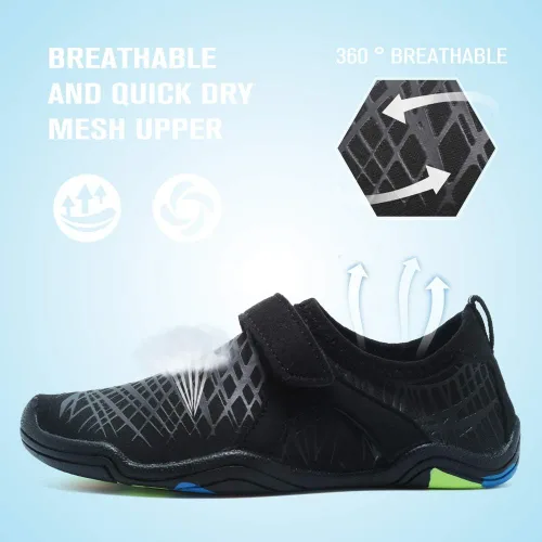 Miniatura 5 de Zapatos acuáticos para niños y niñas, suela ligera y cómoda, fácil de caminar, calzado acuático y deportivo antideslizante