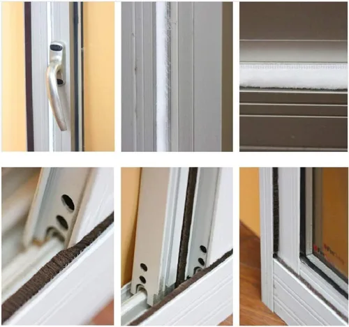 Miniatura 7 de TORRAMI Cinta de Sellado con Cepillo para Puerta de 11/32 Pulgadas x 3/16 Pulgadas x 16 Pies, Cintas de Sellado para Puertas Corredizas para Blanco