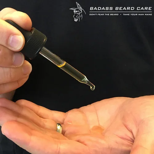 Miniatura 4 de Aceite para Barba Badass Beard Care para Hombres - El Aroma Vikingo, 1 onza - Ingredientes Totalmente Naturales, Mantiene la Barba y el Bigote
