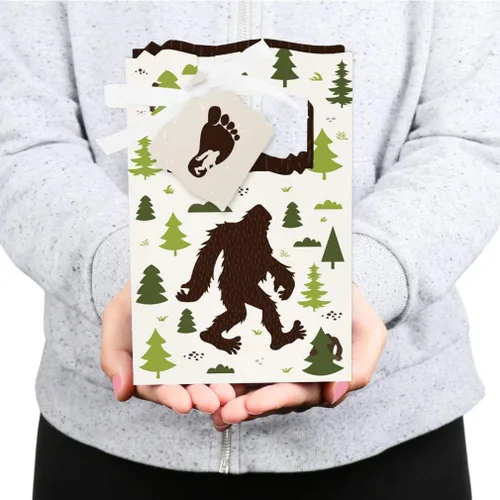 Miniatura 4 de Big Dot of Happiness Sasquatch Crossing - Cajas de recuerdo para fiesta de cumpleaños o fiesta de cumpleaños - Juego de 12