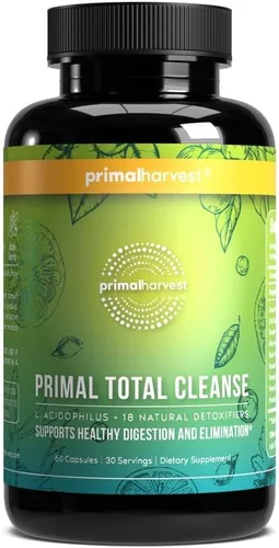 Primal Harvest Limpieza y Desintoxicación Completa del Cuerpo, Limpieza del Hígado, Riñones, Intestino, Estómago y Tracto Digestivo, Botella de 60
