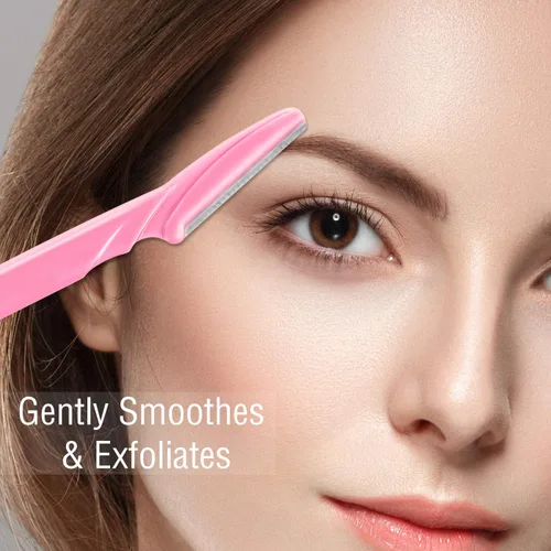 Miniatura 4 de Boao 96 piezas de maquinilla de afeitar de cejas, afeitadoras de cejas Dermaplaning herramienta para mujeres con cubierta de precisión
