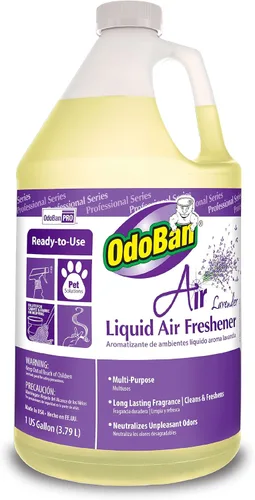 Miniatura 11 de OdoBan Professional Series - Ambientador líquido listo para usar, fabricado en los Estados Unidos, aroma a cereza, paquete de 2, 1 galón cada uno