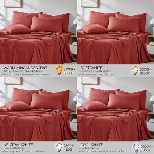 Miniatura 40 de Southshore Fine Living, Inc. Juego de 7 piezas de sábanas King divididas para cama ajustable, juego de sábanas King divididas con bolsillo de 21