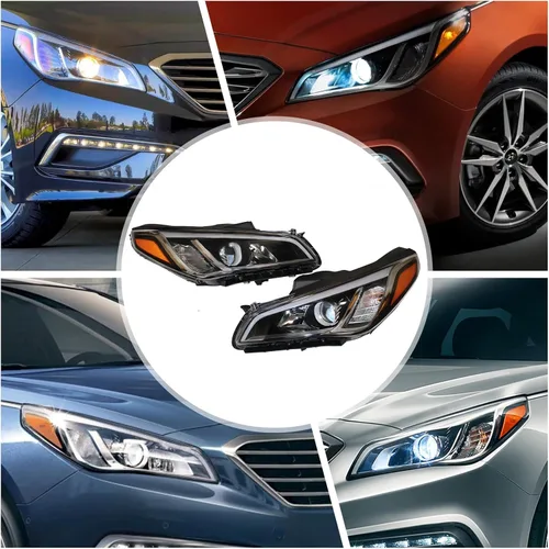Miniatura 5 de Para Hyundai Sonata ECO/SE/GL/GLS/Sport modelos no limitados/último/híbridos 2015 2016 2017 montaje de faros delanteros izquierdo lado del conductor