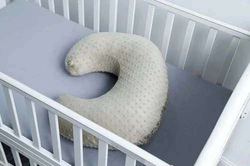 Miniatura 5 de Juego de almohada de lactancia con funda para mamás que amamantan, almohadas de lactancia ultrasuaves para bebé recién nacido niño o niña