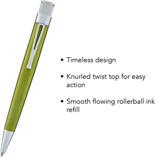 Miniatura 2 de Colección de bolígrafos rollerball retro 51 Tornado grabados / personalizados (Kiwi)