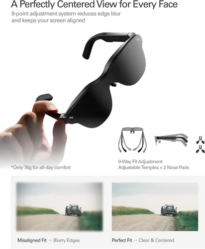 Miniatura 7 de RayNeo Air 4 Pro AR/XR - Pantalla de video HDR10 de 201 pulgadas, chip Vision 4000, audio de Bang & Olufsen, películas 3D y gafas inteligentes