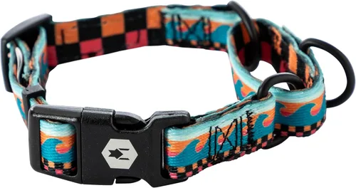 Miniatura 15 de Wolfgang - Collar de perro Martingala resistente con hebilla de nailon de liberación rápida para caminar y entrenar, estampado NewMoon, mediano