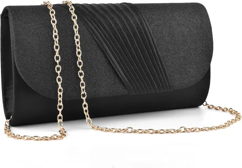 TINDTOP Bolsos de mano para mujer de noche, bolsas de mano formales de fiesta, bolsos de hombro brillantes sobre bolsos de boda cóctel graduación -