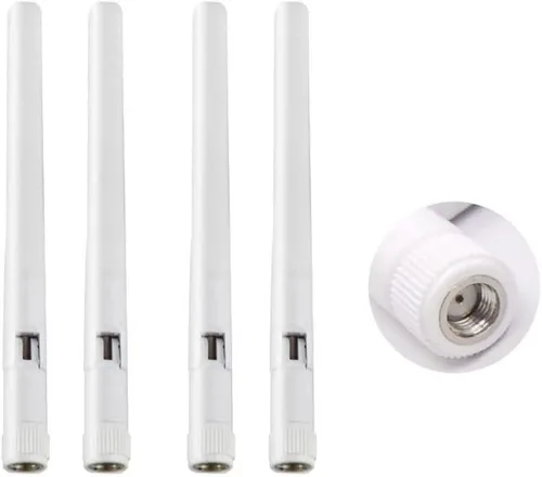 Miniatura 6 de Dual Band WiFi 2.4GHz 5GHz 5.8GHz 3dBi MIMO RP-SMA Antena macho para enrutador WiFi Repetidor Repetidor de señal Tarjeta de red inalámbrica
