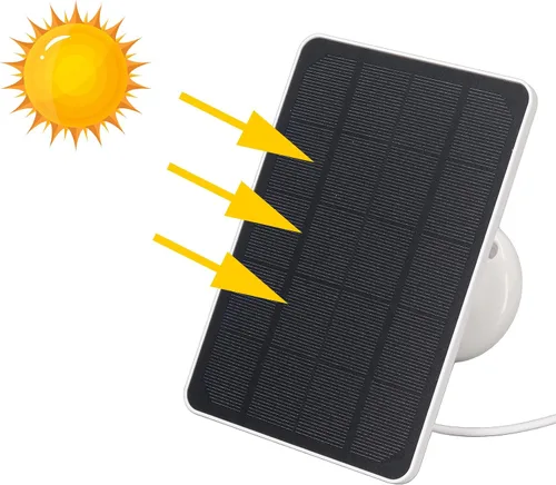 Miniatura 4 de Panel solar, cargador de batería de 4W Micro USB Cámara de carga Panel solar para electrodomésticos (blanco)