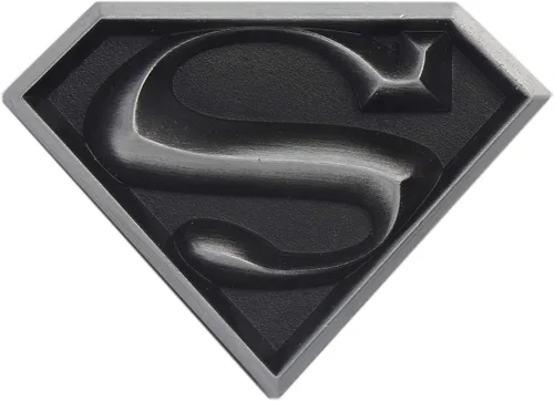 Open Road Brands DC Comics - Pomo de tocador de metal con logotipo de Superman en relieve, perilla de cajón de Superman para dormitorio o cueva de