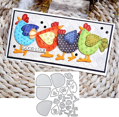 Miniatura 47 de Troqueles para álbumes de recortes, troqueles de corte de metal de cumpleaños para hacer tarjetas, plantilla de papel para manualidades, plantillas
