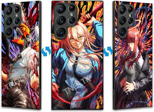 Miniatura 23 de Funda 3D Anime Motion para Samsung Galaxy S22, a prueba de golpes, suave, antiarañazos, manga cambiable, compatible con Samsung Galaxy S22, 6.1