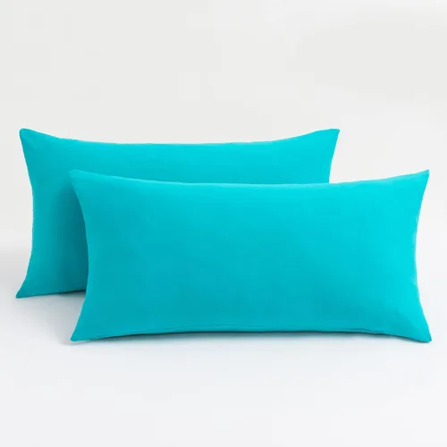 Miniatura 142 de Juego de 2 fundas de almohada pequeñas de punto Jersey Knit para viajes o niños pequeños de 12 x 16 pulgadas, 13 x 18 o 14 x 20 pulgadas, sobre